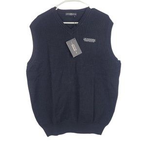 Men Carnoustie NWT Golf Vest Black Sweater sz L